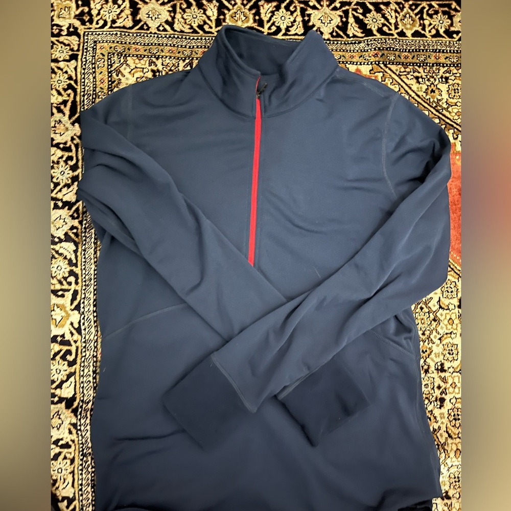 Winter sports season will be here soon!! Navy blue Marmot Mid layer.